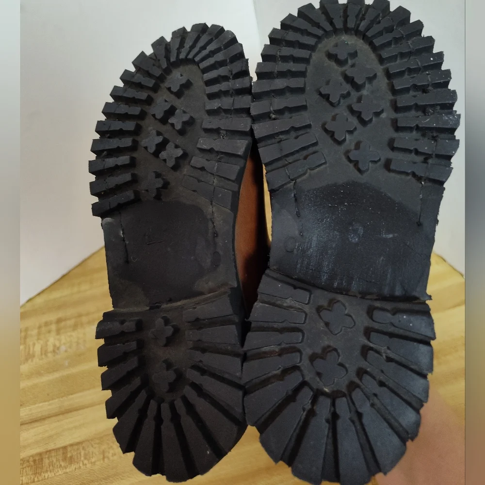 Children's Suerte-Charra Leather Botine Boots Handmade Mexico Rubber Sole Sz 2-3